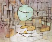 皮特 蒙德里安 : Still Life with Gingerpot II